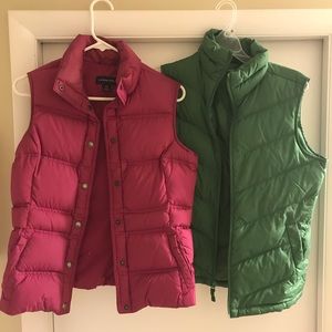 Lands End puffer vest size XS